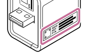 SSIDラベルの画像