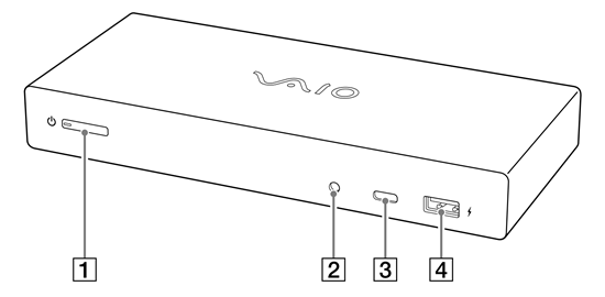 前面の接続端子に1~4の数字がふられた画像