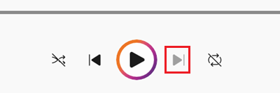 次へボタンが赤で囲われている画像