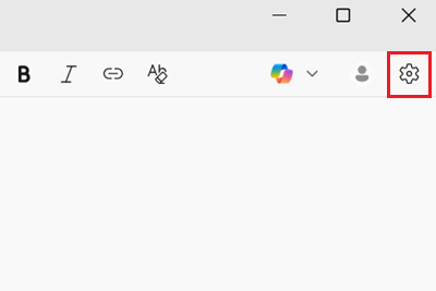 設定ボタンが赤で囲われている画像